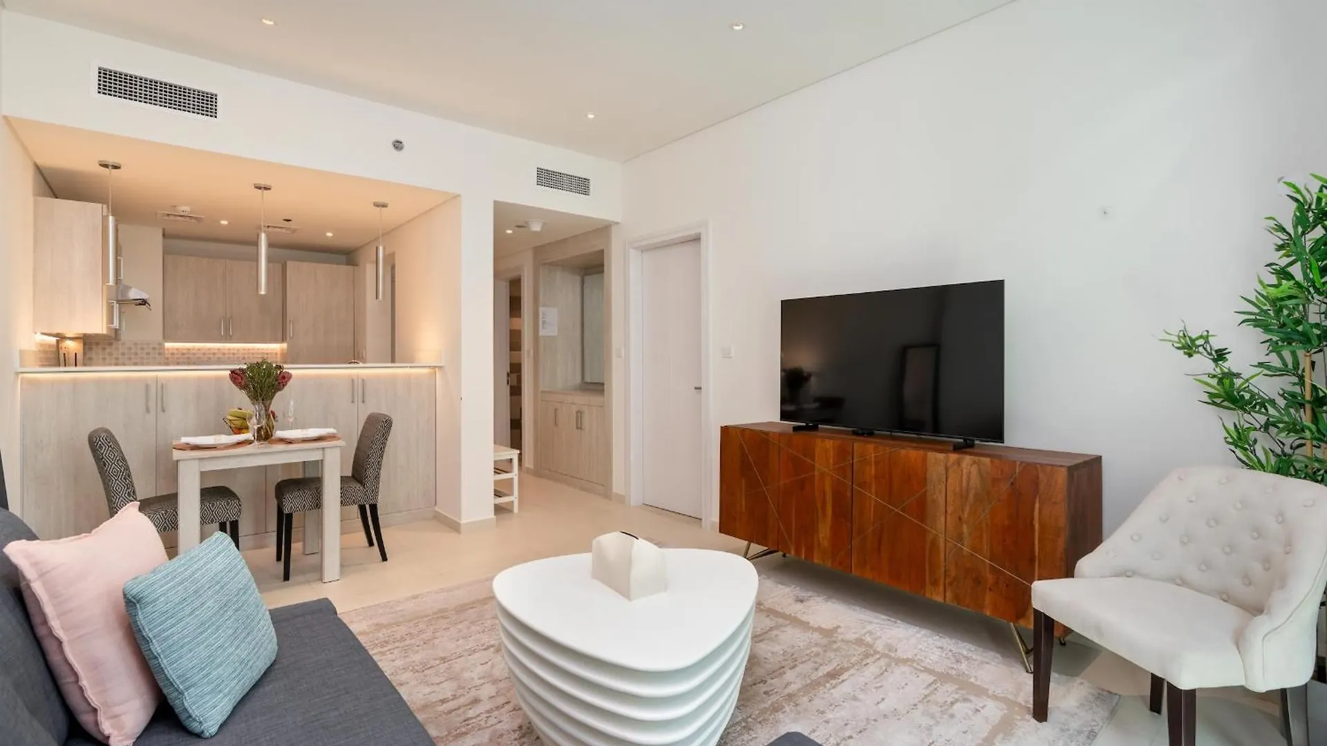 公寓 Palm Jumeirah - 1Br - Private Beach - Cityapartmentstay 迪拜
